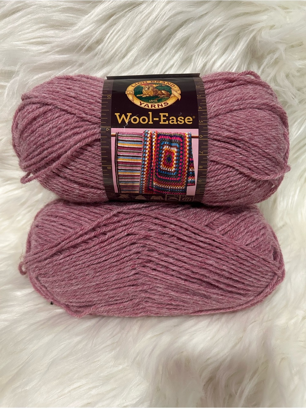 Lion Brand Wool-Ease Yarn - #140 Rose Heather